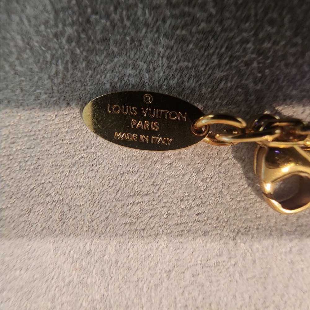 LOUIS VUITTON BRACELET GOLD & PURPLE - Picture 9 of 13
